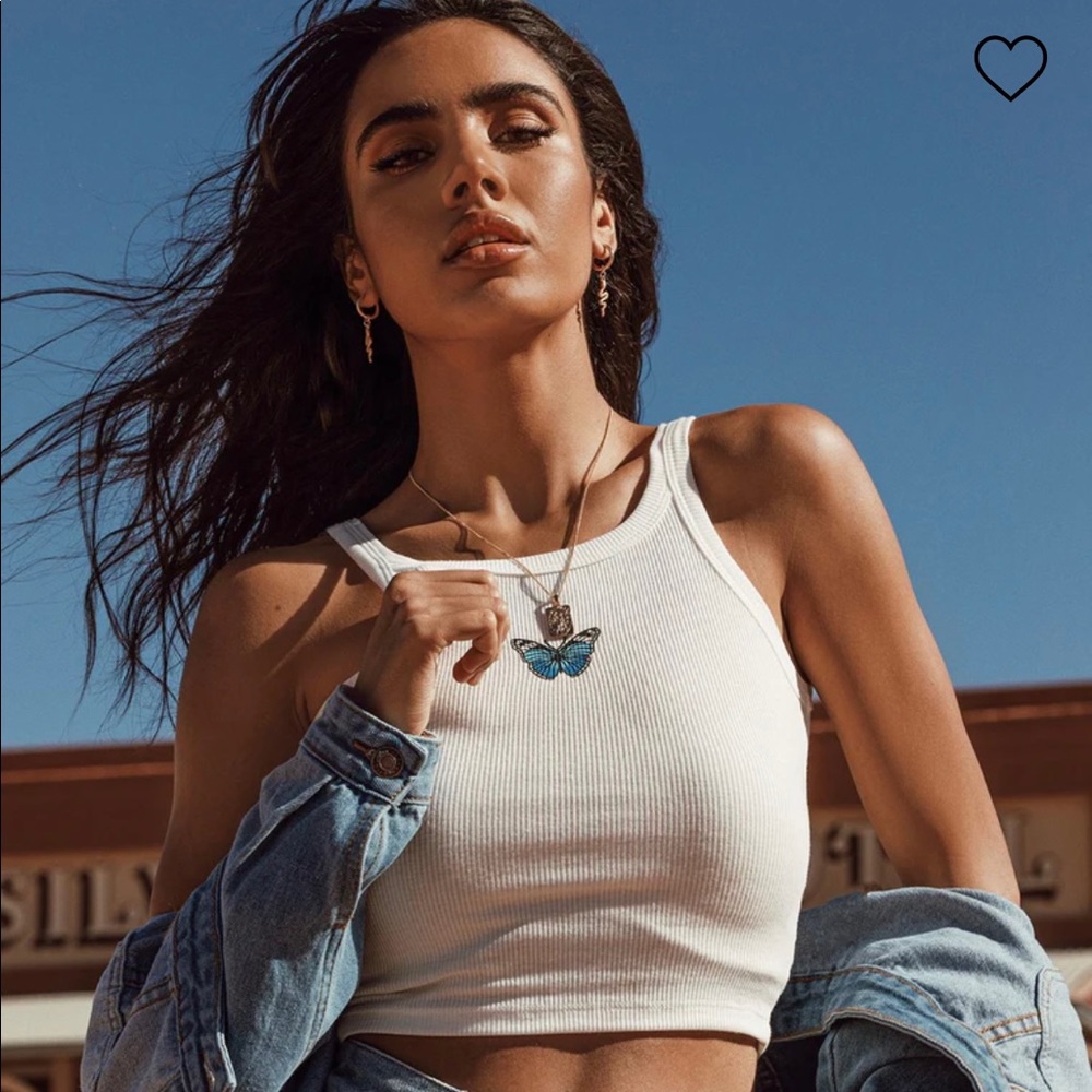 Princess Polly butterfly tank top